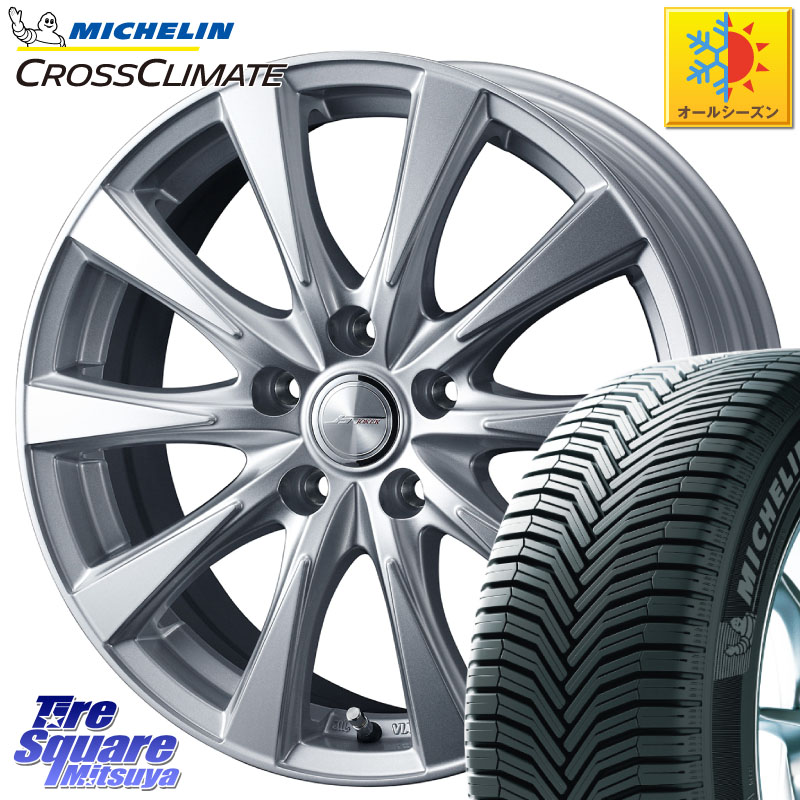 ミシュラン CROSSCLIMATE SUV クロスクライメイト SUV オールシーズンタイヤ 103V AO 正規 235/60R18 WEDS ジョーカースピリッツ 平座仕様(トヨタ車専用) 18 X 7.5J +39 5穴 114.3 50系RAV4