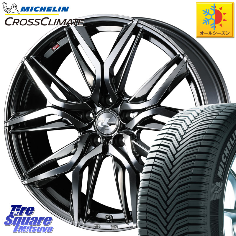ミシュラン CROSSCLIMATE SUV クロスクライメイト SUV オールシーズンタイヤ 107V XL MO 正規 235/60R18 WEDS 40824 レオニス LEONIS LM BMCMC 18インチ 18 X 7.0J +47 5穴 114.3