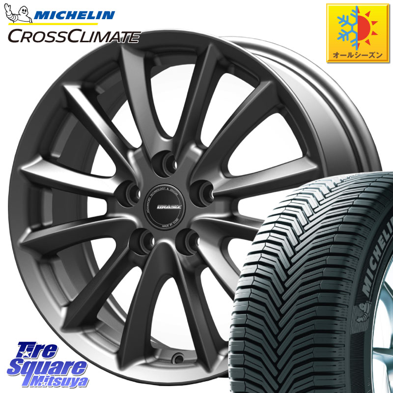 ミシュラン CROSSCLIMATE SUV クロスクライメイト SUV オールシーズンタイヤ 107V XL MO 正規 235/60R18 KOSEI クレイシズVS6 QRA800Gホイール 18 X 7.0J +48 5穴 114.3