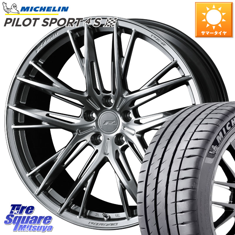 WEDS F ZERO FZ-5 FZ5 鍛造 FORGED ホイール 21インチ エフゼロ 21 X 9.5J +36 5穴 114.3 ミシュラン PILOT SPORT 4S パイロットスポーツ4S HL(105Y) XL MO1 正規 255/40R21 アウトランダーPHEV