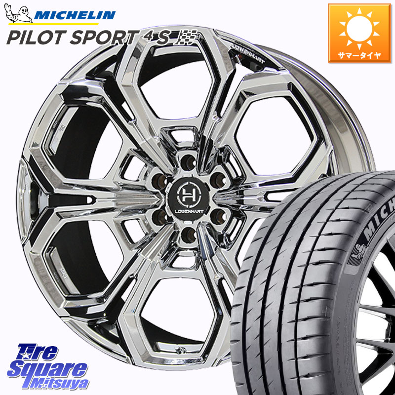 KYOHO LOWENHART FLG_1 FORGED ホイール 22インチ 22 X 10.5J +10 6穴 139.7 ミシュラン PILOT SPORT4S パイロットスポーツ4S (95Y) XL 正規 255/30R22