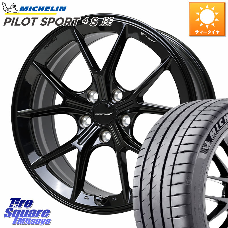 ミシュラン PILOT SPORT 4S パイロットスポーツ4S (89Y) XL 正規 215/40R18HotStuff PROVA RAFFINATO プローバ ラフィナート スバル車専用 鍛造ホイール 18インチ 18X8.5J 48 5穴 100 210/A10系カローラ BRZ/86ローダウン車 BRZ GR 86 ハチロク 86 ハチロク|タイヤスクエアミツヤ