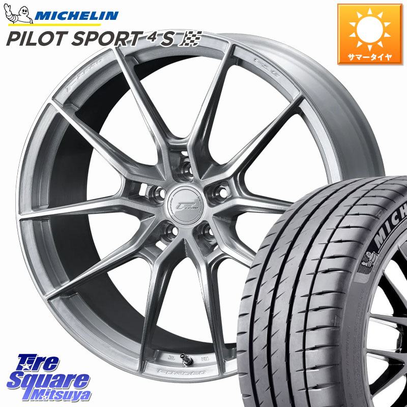 WEDS 【欠品次回4月下旬】 F ZERO FZ-6 FZ6 鍛造 FORGED ホイール 20インチ エフゼロ 20 X 8.5J +30 5穴 114.3 ミシュラン PILOT SPORT4S パイロットスポーツ4S (101Y) XL 正規 255/40R20 266,369円