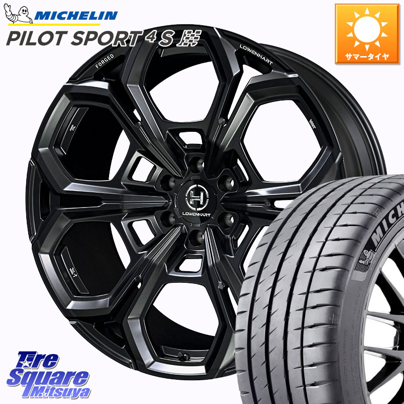 KYOHO LOWENHART FLG_1 FORGED ホイール 22インチ 22 X 10.5J +10 6穴 139.7 ミシュラン PILOT SPORT4S パイロットスポーツ4S (95Y) XL 正規 255/30R22