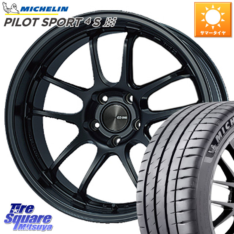ミシュラン PILOT SPORT4S パイロットスポーツ4S (94Y) XL 正規 255/35R18ENKEI エンケイ PerformanceLine PF01 EVO ホイール 18X9.0J(GR YARIS RZ) 35 5穴 114.3 GRヤリス ローダウン向けチューナーサイズ｜タイヤスクエアミツヤ