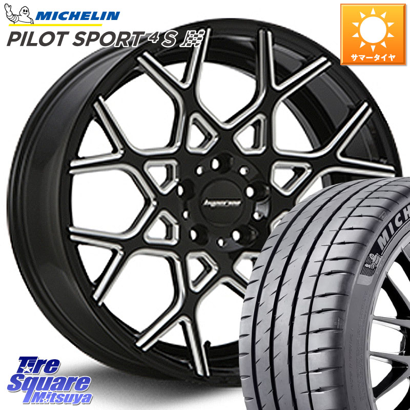 MLJ huperion ハイペリオン CVZ ホイール 19インチ 19 X 8.5J +35 5穴 114.3 ミシュラン PILOT SPORT4S パイロットスポーツ4S (98Y) XL 正規 245/40R19 30系アルファード 30系ヴェルファイア 20系アルファード