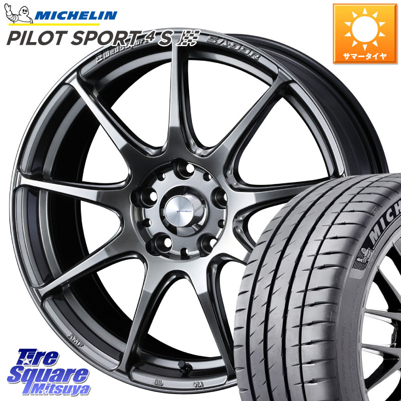 WEDS ウェッズ スポーツ SA99R SA-99R PSB 18インチ 18 X 8.5J +35 5穴 114.3 ミシュラン PILOT SPORT4S パイロットスポーツ4S (100Y) XL 正規 245/45R18