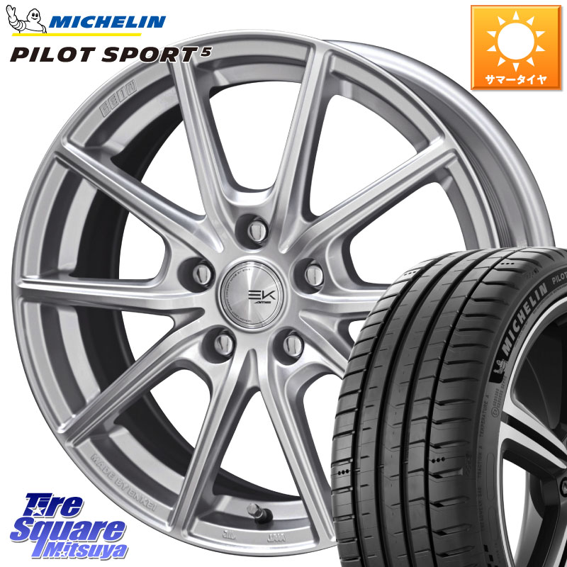KYOHO SEIN EK ザインEK ホイール 17インチ 17 X 7.0J +42 5穴 114.3 ミシュラン PILOT SPORT5 パイロットスポーツ5 (88Y) XL 正規 205/45R17