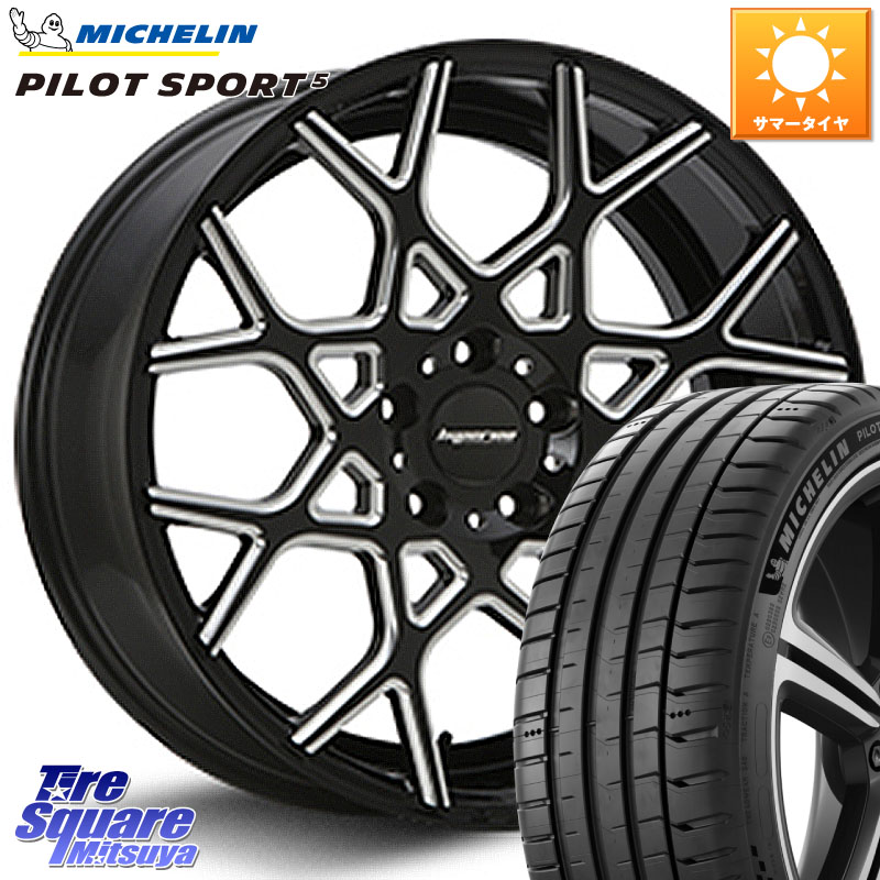 ミシュラン PILOT SPORT5 パイロットスポーツ5 (96Y) XL 正規 225/45R19MLJ huperion ハイペリオン CVZ ホイール 19インチ 19X8.5J 45 5穴 114.3 カローラクロス MAZDA6 UX レクサス スカイラインセダン 日産|タイヤスクエアミツヤ