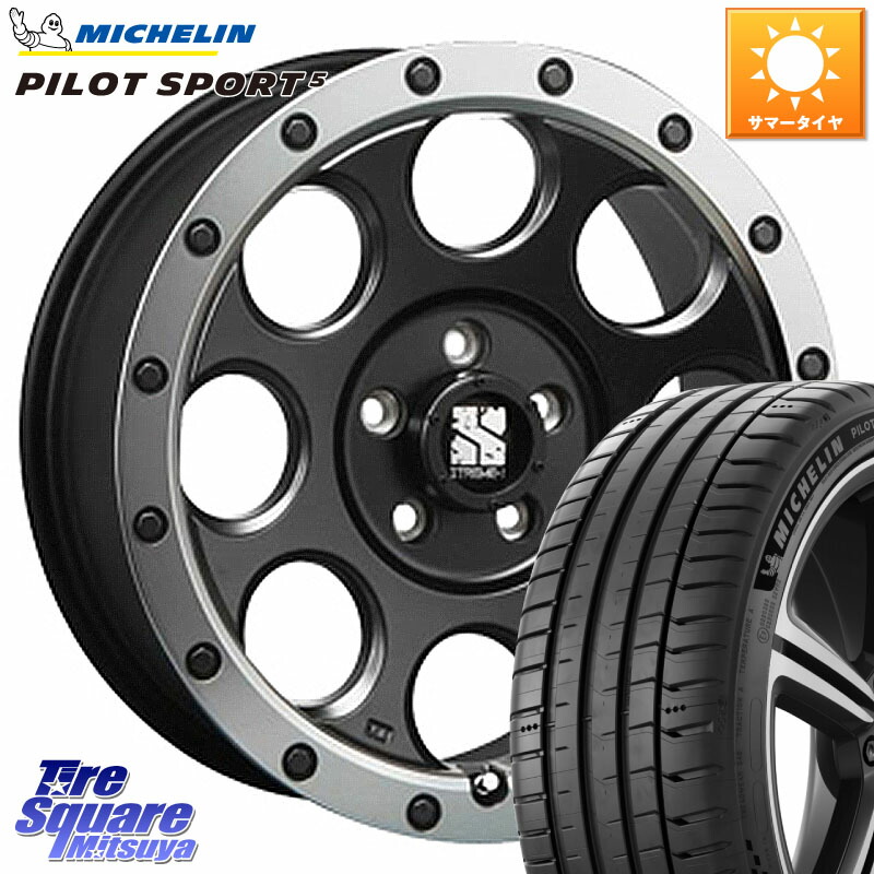 ミシュラン PILOT SPORT5 パイロットスポーツ5 (89Y) XL 正規 215/40R18MLJ XJ03 エクストリームJ XTREME-J ホイール 18インチ 18X8.0J 40 5穴 114.3 カローラルミオン|タイヤスクエアミツヤ
