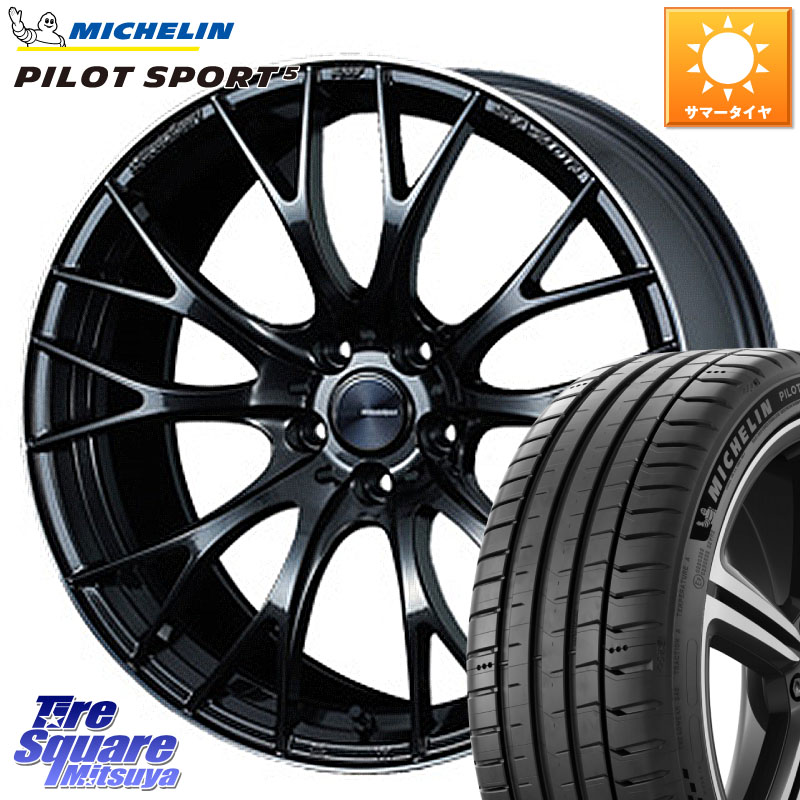 WEDS 72783 SA-20R SA20R ウェッズ スポーツ ホイール 19インチ 19 X 8.5J +38 5穴 114.3 ミシュラン PILOT SPORT5 パイロットスポーツ5 (102Y) XL 正規 245/45R19 30系アルファード 30系ヴェルファイア 20系アルファード 163,490円