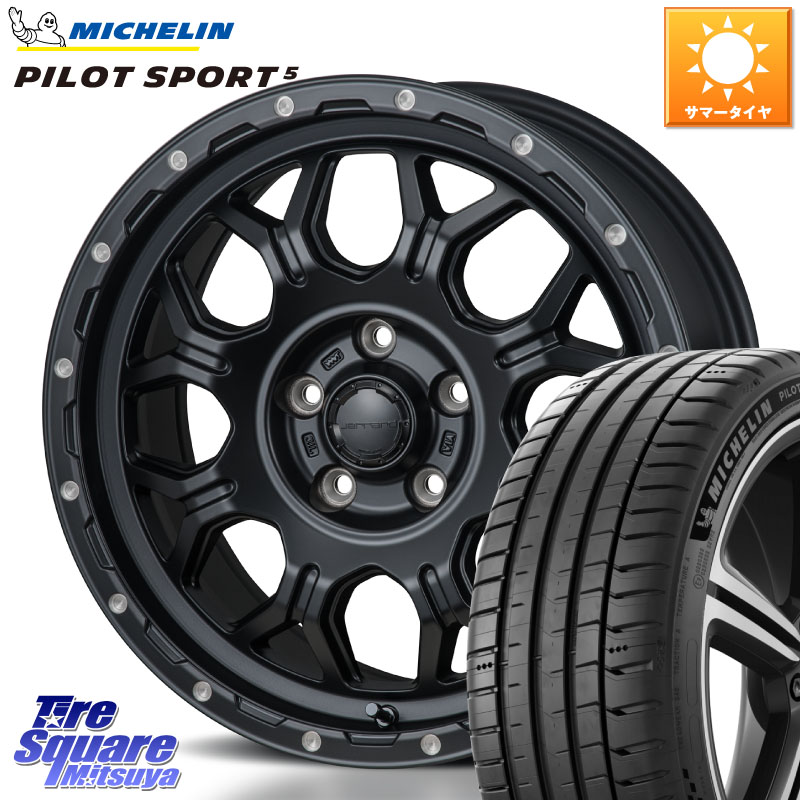 MONZA HI-BLOCK JERRARD ホイール 4本 17インチ 17 X 7.5J +41 5穴 114.3 ミシュラン PILOT SPORT5 パイロットスポーツ5 (98Y) XL 正規 215/55R17 70系カムリ