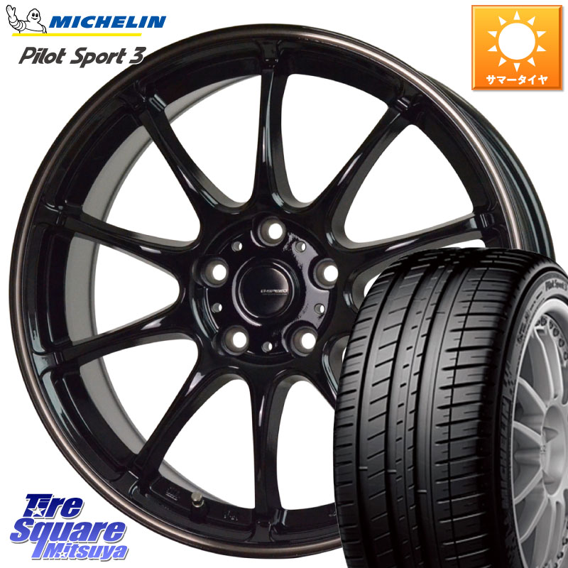 HotStuff G・SPEED P-07 ジー・スピード ホイール 15インチ 15 X 6.0J +43 5穴 114.3 ミシュラン PILOT SPORT3 パイロットスポーツ3 89V XL DT 正規 195/55R15