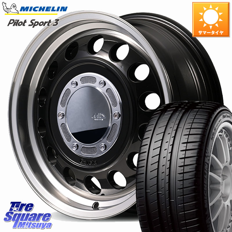 MANARAY MID GARCIA CISCO Type2 ホイール 15インチ 15 X 5.5J +40 4穴 100 ミシュラン PILOT SPORT3 パイロットスポーツ3 86V XL DT 正規 185/55R15 700系パッソ E11ノート