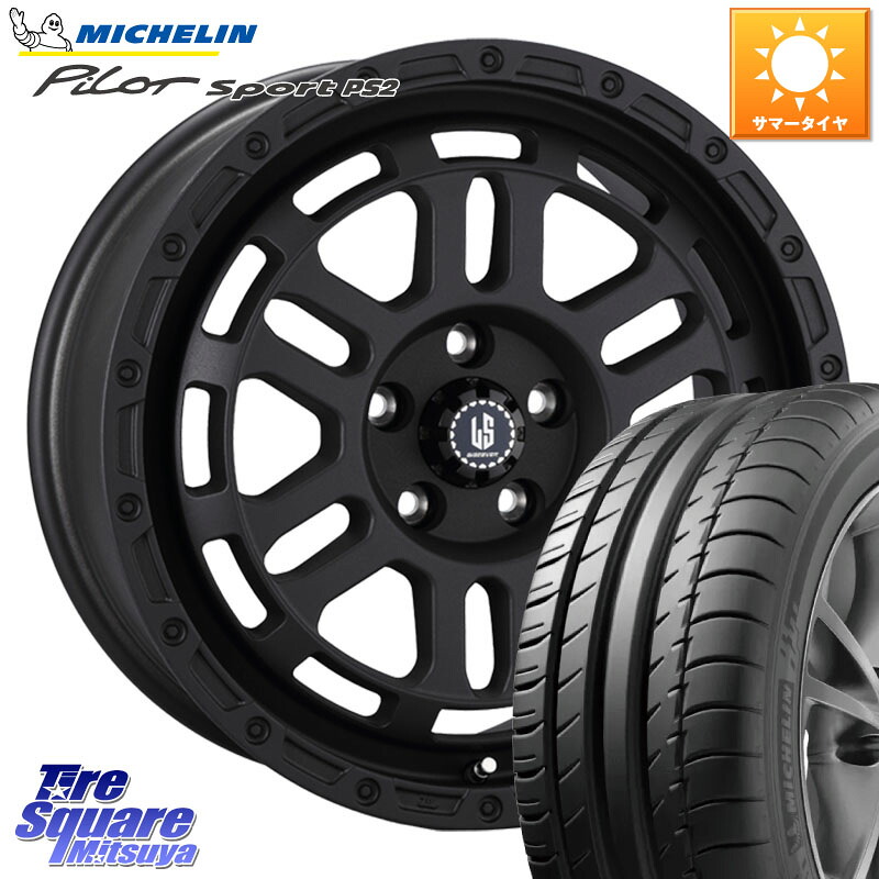 ミシュラン PILOT SPORT PS2 (95Y) XL N4 正規 235/40R18阿部商会 LA STRADA DISCOVER ホイール 18インチ 18X8.0J 40 5穴 114.3 インサイト｜タイヤスクエアミツヤ