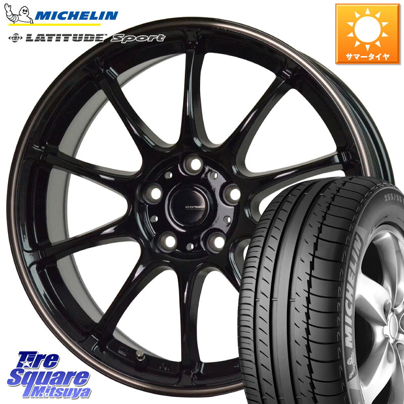 HotStuff G・SPEED P-07 ジー・スピード ホイール 18インチ 18 X 7.5J +38 5穴 114.3 ミシュラン LATITUDE SPORT 109Y XL N1 正規 255/55R18 アウトランダーPHEV 107,450円