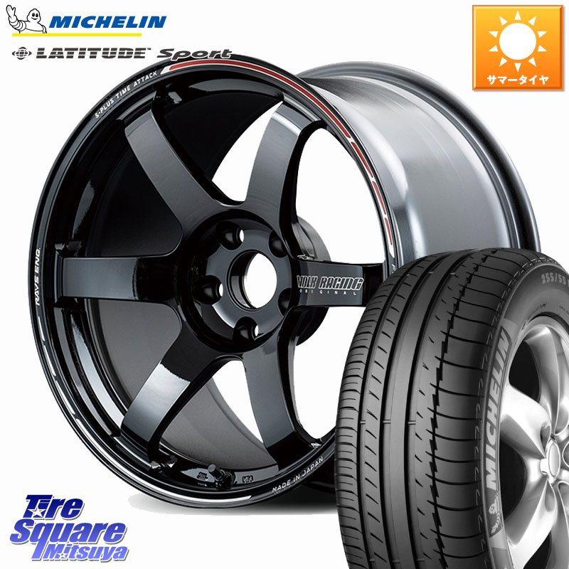 ミシュラン LATITUDE SPORT 109Y XL N1 正規 255/55R18RAYS 【欠品次回3~4月】 TE37 SAGA S-plus TIME ATTACK EDITION VOLK RACING 鍛造 ホイール 18インチ 18X8.5J 36 5穴 114.3 アウトランダーPHEV｜タイヤスクエアミツヤ