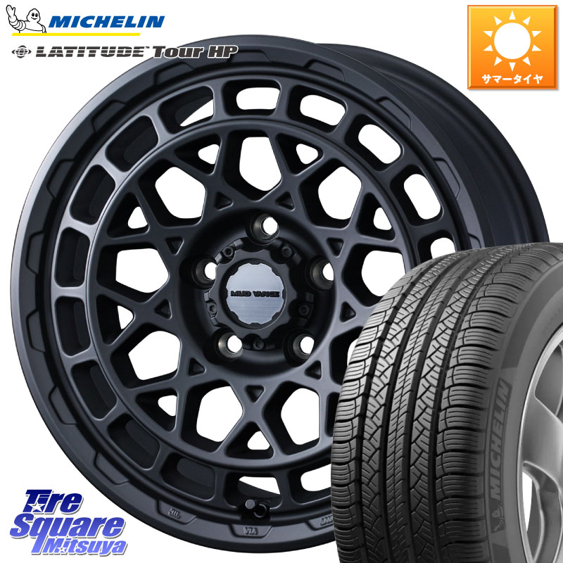 WEDS MUDVANCE X TYPE M ホイール 18インチ マッドヴァンス 18 X 7.5J +35 5穴 114.3 ミシュラン LATITUDE TOUR HP 105V N1 正規 255/55R18 アウトランダーPHEV