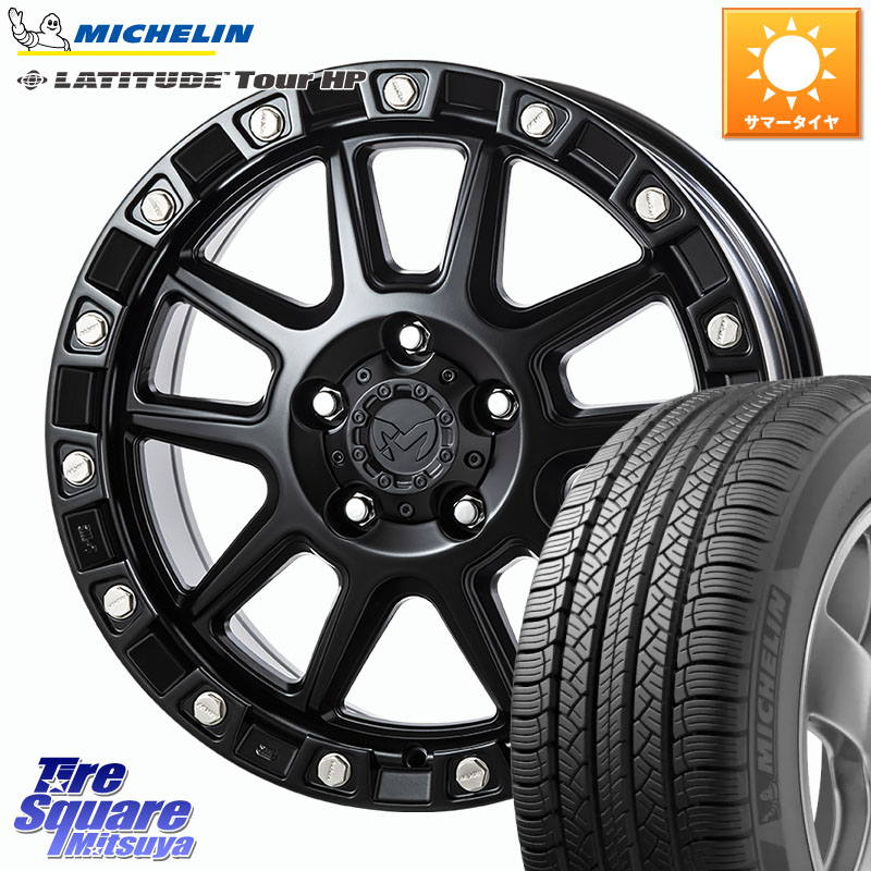 MKW M205 ブラックキャット ホイール 18インチ 18 X 8.0J +40 5穴 114.3 ミシュラン LATITUDE TOUR HP 103V N1 正規 235/60R18 50系RAV4 FE0系アリアARIYA T33エクストレイル アウトランダーPHEV 148,390円
