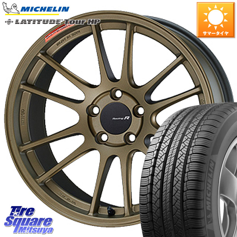 ENKEI エンケイ Racing Revolution GTC01RR ホイール 18 X 8.5J +35 5穴 114.3 ミシュラン LATITUDE TOUR HP 103V N1 正規 235/60R18 アウトランダーPHEV