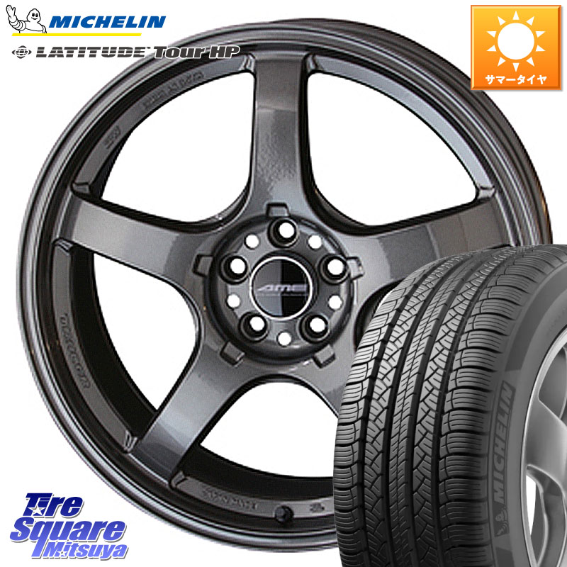 KYOHO TRACER GT-V GTV GB 軽量 ホイール 18インチ 18 X 8.5J(M14B) +45 5穴 114.3 ミシュラン LATITUDE TOUR HP 107V XL JLR DT 正規 235/60R18 スバル ソルテラ