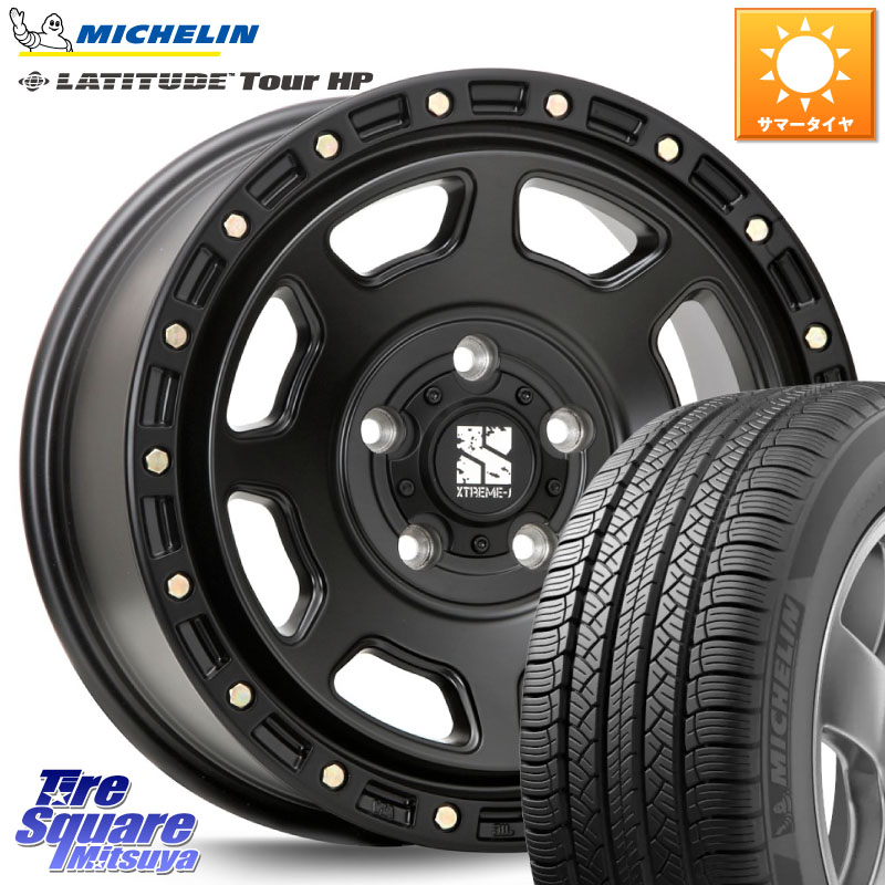 ミシュラン LATITUDE TOUR HP 103V N1 正規 235/60R18MLJ XJ07 XTREME-J BK ホイール 18インチ 18X8.0J 40 5穴 114.3 50系RAV4 60系RAV4 アリアARIYA T33エクストレイル アウトランダーPHEV トレイルシーカー RAV4 50系 ソルテラ RAV4 60系 bZ4X｜タイヤスクエアミツヤ