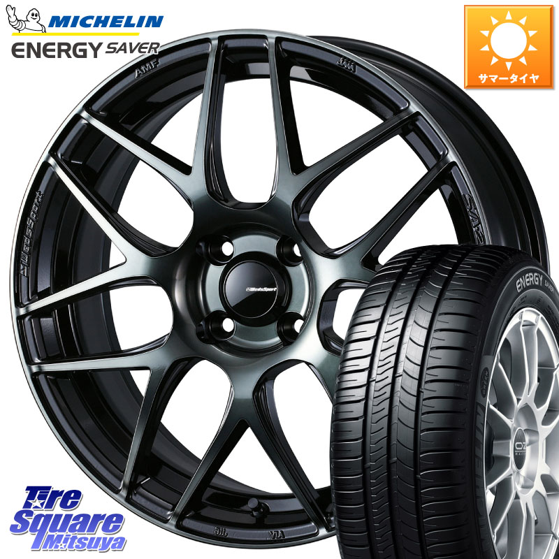 WEDS 74158 SA-27R ウェッズ スポーツ WBC ホイール 15インチ 15 X 6.0J +38 4穴 100 ミシュラン ENERGY SAVER 88H XL ★ 正規 175/65R15 アクア 130系ヴィッツ