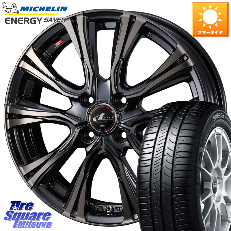 WEDS 41213 LEONIS VR ウェッズ レオニス ホイール 15インチ 15 X 5.5J +50 4穴 100 ミシュラン ENERGY SAVER 88H XL ★ 正規 175/65R15 GR・GS系フィット