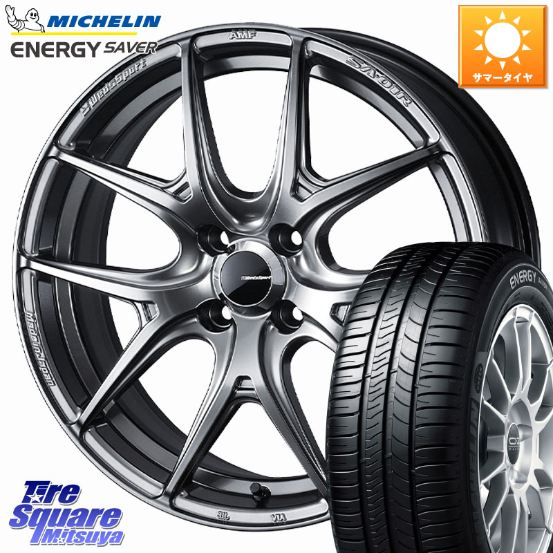 WEDS WedsSport SA-01R ホイール 15インチ ウェッズ スポーツ 15 X 6.0J +38 4穴 100 ミシュラン ENERGY SAVER 88H XL ★ 正規 175/65R15 アクア 130系ヴィッツ