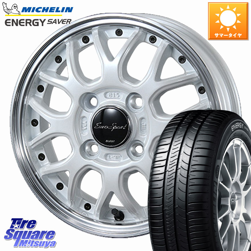 BLEST EuroSport Type815 軽自動車専用 ホイール 15インチ 15 X 5.0J +45 4穴 100 ミシュラン ENERGY SAVER 88H XL ★ 正規 175/65R15