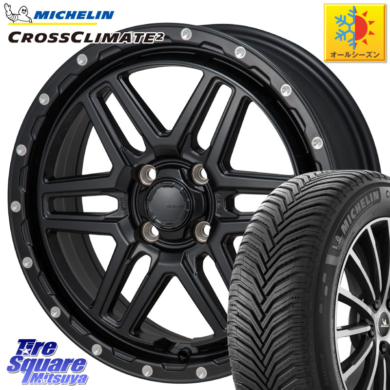 ミシュラン CROSSCLIMATE2 クロスクライメイト2 オールシーズンタイヤ 102V XL 正規 215/65R16MONZA HI-BLOCK ERDE 16インチ 16X6.0J 42 4穴 100 ロッキー ガソリン車 4穴 ライズ ガソリン車 4穴|タイヤスクエアミツヤ