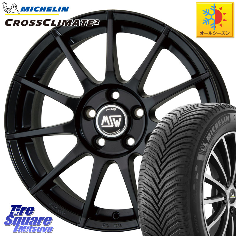 ミシュラン CROSSCLIMATE2 クロスクライメイト2 オールシーズンタイヤ 100V XL 正規 215/60R17 MSW by OZ MSW85-2 ホイール 17インチ 17 X 7.0J(MB X156) +48 5穴 112 メルセデスベンツ GLA(X156) 100,579円