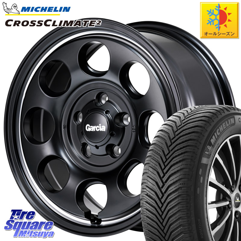 ミシュラン CROSSCLIMATE2 クロスクライメイト2 オールシーズンタイヤ 102W XL 正規 225/60R16MANARAY MID Garcia Palm8 ガルシア パーム8 ホイール 16インチ 16X7.0J 40 5穴 114.3|タイヤスクエアミツヤ
