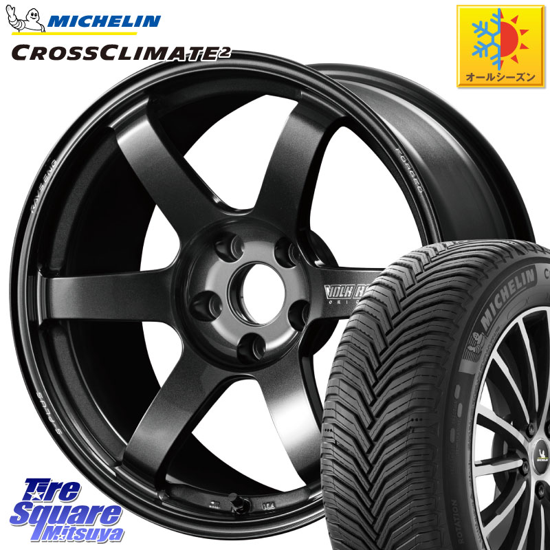 ミシュラン CROSSCLIMATE2 クロスクライメイト2 オールシーズンタイヤ 107H XL VOL 正規 235/60R18RAYS 【欠品次回3~4月】 TE37 SAGA S-plus VOLK RACING 鍛造 ホイール 18インチ 18X8.0J 45 5穴 114.3 50系RAV4 60系RAV4 CX-60 CX-80 トレイルシーカー RAV4 50系 ソル｜タイヤスクエアミツヤ 218,525円
