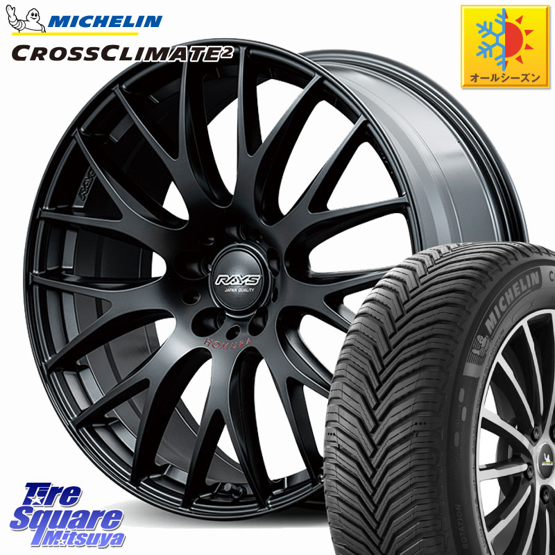 ミシュラン CROSSCLIMATE2 クロスクライメイト2 オールシーズンタイヤ 104W XL 正規 225/60R18RAYS 【欠品次回10~11月】 HOMURA 2x9Plus SPORT EDITION ホイール 18インチ 18X7.5J 46 5穴 114.3 CX-5 CX-8 BT5レガシィアウトバック CX-5 CX5 MAZDA レガシー レガシィ｜タイヤスクエアミツヤ