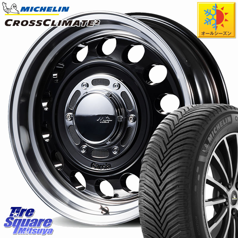 ミシュラン CROSSCLIMATE2 クロスクライメイト2 オールシーズンタイヤ 102V XL 正規 215/65R16 MANARAY 【欠品次回6月下旬予定】MID GARCIA CISCO Type2 ※インセット-5 ホイール 16インチ 16 X 6.0J +0 5穴 139.7 ジムニー専用(要オーバーフェンダー等) ジムニ－シエラ