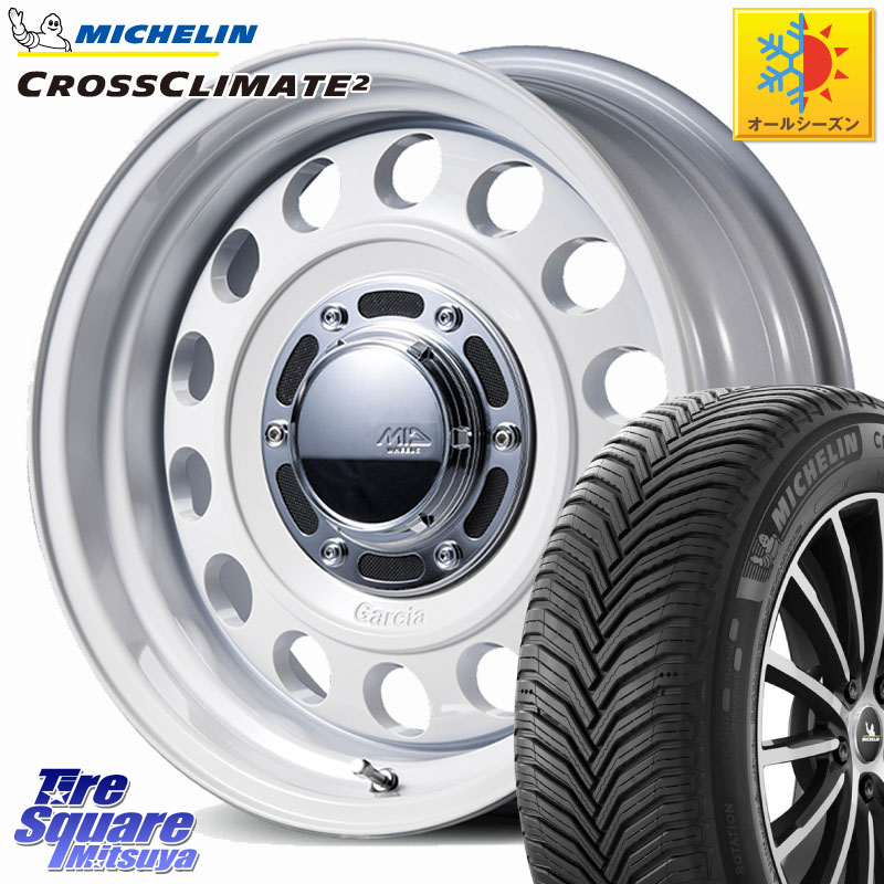 ミシュラン CROSSCLIMATE2 クロスクライメイト2 オールシーズンタイヤ 102V XL 正規 215/65R16 MANARAY MID GARCIA CISCO Type2 ホイール 16インチ 16 X 5.5J +20 5穴 139.7 ジムニー専用(要オーバーフェンダー等)