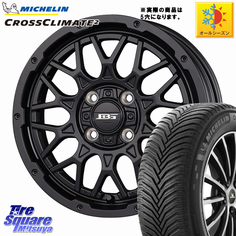ミシュラン CROSSCLIMATE2 クロスクライメイト2 オールシーズンタイヤ 102V XL 正規 215/65R16KOSEI BOTTOMGARCIA SHADOWBAHT ホイール 16インチ 16X7.0J 38 5穴 114.3 カローラクロス 20系アルファード エルグランド 日産 エクストレイル X-TRAIL 日産 ヴェルファイア|タイヤスクエアミツヤ