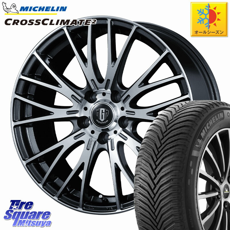 ミシュラン CROSSCLIMATE2 クロスクライメイト2 オールシーズンタイヤ 99V XL 正規 215/60R16 KOSEI MZ-GROW VM25R ホイール 16インチ 16 X 6.5J +40 5穴 114.3