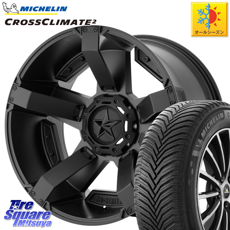 ミシュラン CROSSCLIMATE2 クロスクライメイト2 オールシーズンタイヤ 100V XL 正規 215/60R17 KMC XD811 ROCKSTAR2 ホイール 17インチ ロックスター2 17 X 8.0J +35 5穴 114.3 20系アルファード
