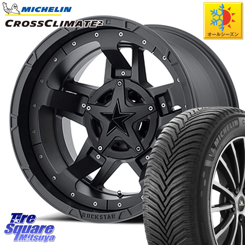 ミシュラン CROSSCLIMATE2 クロスクライメイト2 オールシーズンタイヤ 100V XL 正規 215/60R17 KMC XD827 ROCKSTAR3 ホイール 17インチ ロックスター3 17 X 8.0J(US) +35 5穴 114.3