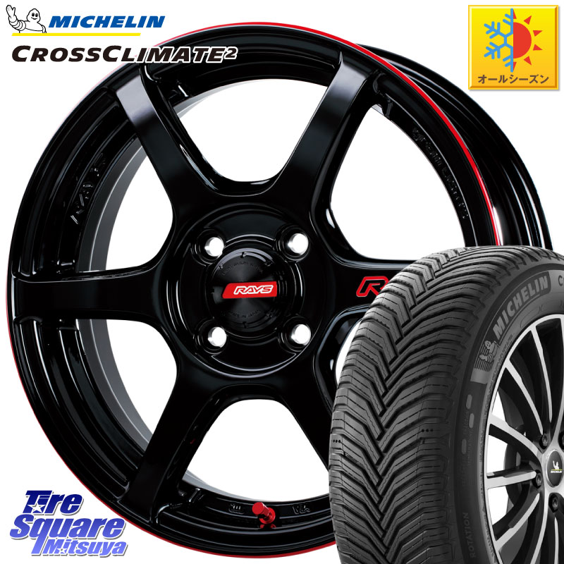 ミシュラン CROSSCLIMATE2 クロスクライメイト2 オールシーズンタイヤ 81H 正規 185/50R16RAYS 【欠品次回7~8月】 GRAM LIGHTS 57C6 TIME ATTACK EDITION ホイール 16インチ 16X5.5J 45 4穴 100 Mx27/37/47Sソリオ・MB37SデリカD2 MAD7Sソリオ/MBD7SデリカD2 デリカD:2|タイヤスクエアミツヤ