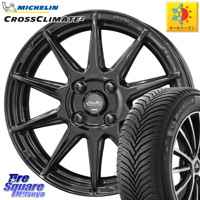 ミシュラン CROSSCLIMATE2 クロスクライメイト2 オールシーズンタイヤ 84V XL 正規 195/45R16 KYOHO 【欠品次回3月末】キョウホウ CIRCLAR サーキュラー C10R 16インチ 16 X 6.5J +45 4穴 100 E11ノート