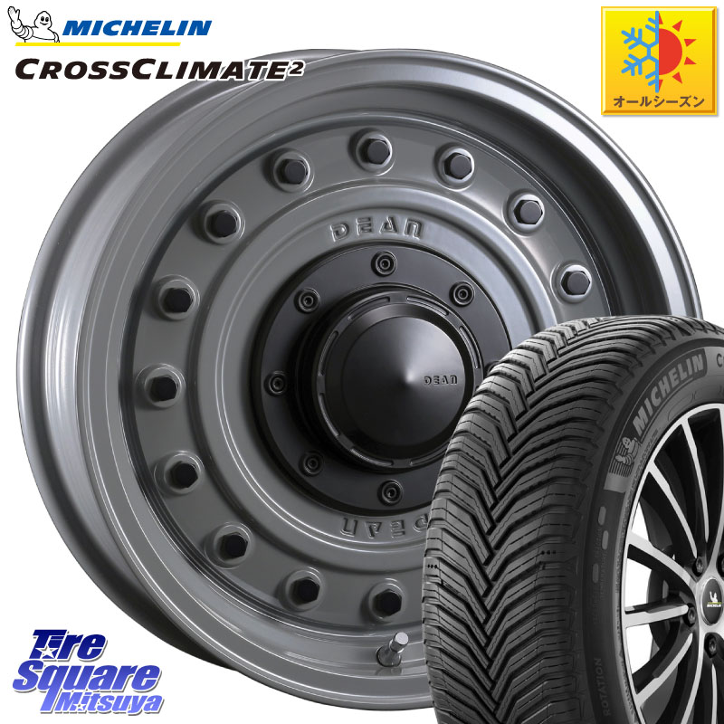 ミシュラン CROSSCLIMATE2 クロスクライメイト2 オールシーズンタイヤ 102V XL 正規 215/65R16CRIMSON ディーン コロラド 16インチ 16X5.5J 20 5穴 139.7 ジムニー専用(要オーバーフェンダー等) AZオフロード カスタムサイズ｜タイヤスクエアミツヤ