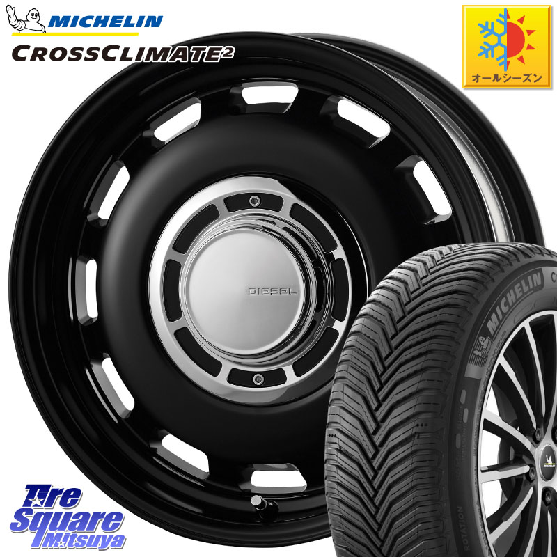 ミシュラン CROSSCLIMATE2 クロスクライメイト2 オールシーズンタイヤ 92V XL 正規 185/65R15 コスミック クロスブラッド DIESEL For VW POLO ディーゼル ホイール 15インチ 15 X 6.0J(VW POLO AW) +42 5穴 100 フォルクスワーゲン POLO ポロ(AW)