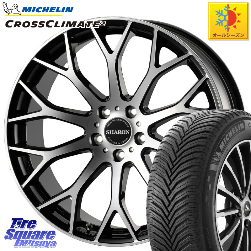 ミシュラン CROSSCLIMATE2 クロスクライメイト2 オールシーズンタイヤ 96Y XL 正規 235/40R19コスミック ヴェネルディ SHARON シャロン 19X8.0J 42 5穴 114.3 CY2アコード 70系カムリ スカイラインセダン 日産 ES レクサス アコード｜タイヤスクエアミツヤ