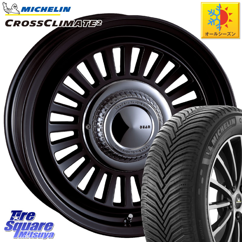 ミシュラン CROSSCLIMATE2 クロスクライメイト2 オールシーズンタイヤ 99V XL 正規 215/60R16 CRIMSON DEAN California カリフォルニア 16 X 7.0J +25 6穴 139.7