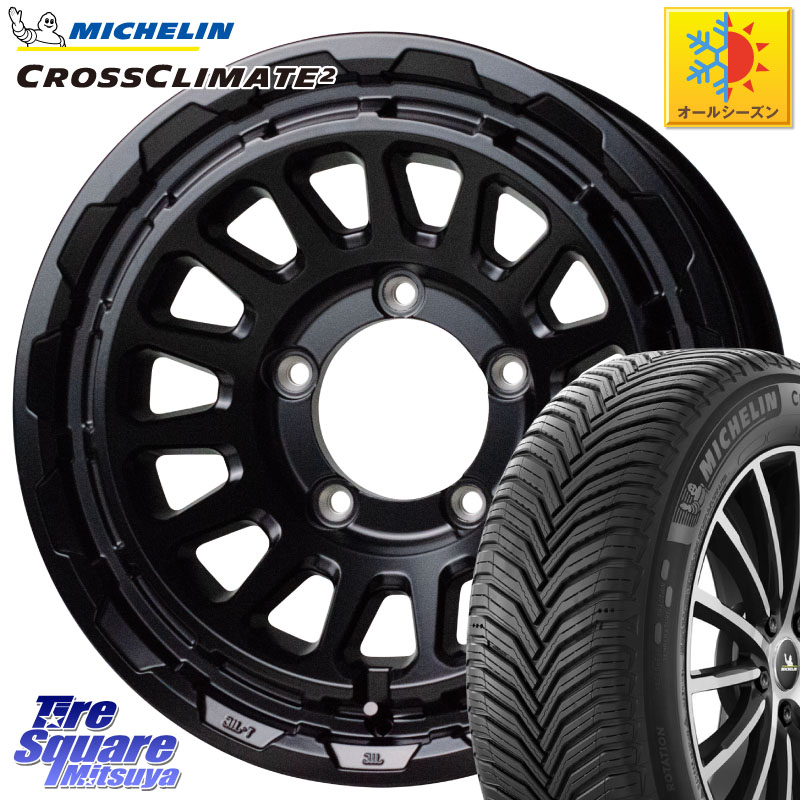ミシュラン CROSSCLIMATE2 クロスクライメイト2 オールシーズンタイヤ 102V XL 正規 215/65R16 HotStuff バークレー ハードロック リザード インセット-5 16インチ 16 X 6.0J +0 5穴 139.7 ジムニー専用(要オーバーフェンダー等) ジムニ－シエラ・ノマド(カスタム)