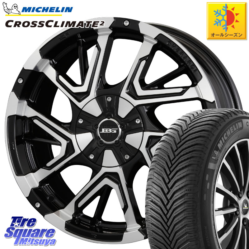 ミシュラン CROSSCLIMATE2 クロスクライメイト2 オールシーズンタイヤ 99V XL 正規 215/60R16 KOSEI ボトムガルシア ゲラルディ ホイール 16 X 7.0J +42 5穴 114.3