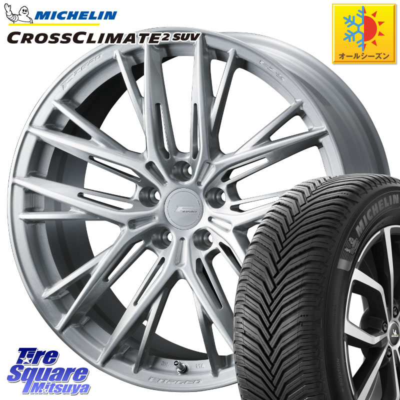 ミシュラン CROSSCLIMATE2 SUV クロスクライメイト2 SUV オールシーズンタイヤ 107V XL 正規 235/60R18WEDS F ZERO FZ-5 FZ5 鍛造 FORGED ホイール 18インチ エフゼロ 18X8.5J 35 5穴 114.3 アウトランダーPHEV|タイヤスクエアミツヤ